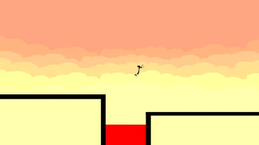 Stickman Parkour Platform - 2D screenshot 1