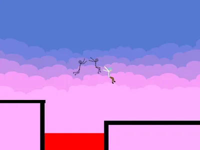 Stickman Parkour Platform - 2D screenshot 10