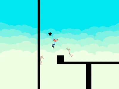 Stickman Parkour Platform - 2D screenshot 11