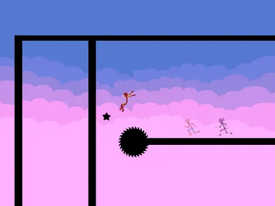 Stickman Parkour Platform - 2D screenshot 13