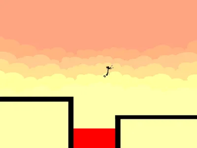 Stickman Parkour Platform - 2D screenshot 7