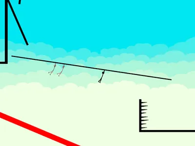 Stickman Parkour Platform - 2D screenshot 9