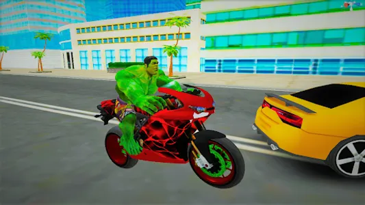 Super Hero City Bike screenshot 0