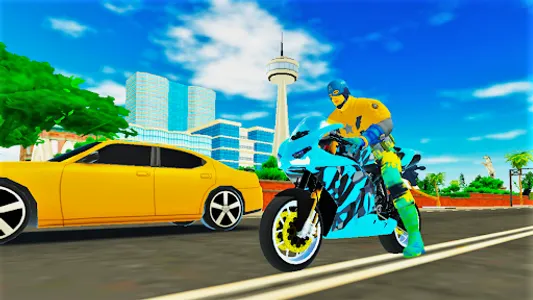 Super Hero City Bike screenshot 2
