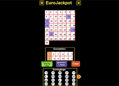 Lotto Geany screenshot 2