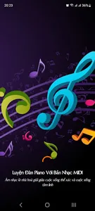 Luyện Đàn Piano Bản Nhạc MIDI screenshot 0