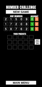 NUMBER CHALLENGE screenshot 2