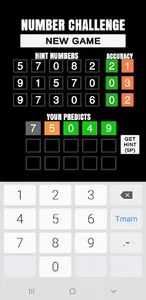 NUMBER CHALLENGE screenshot 3