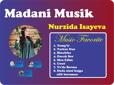 Nurzida Isayeva Qo'shiqlari screenshot 1