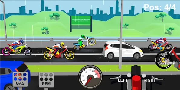 Indonesia Drag Bike Racing 3D screenshot 7