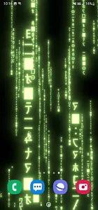 3D Matrix Rain Live Wallpaper screenshot 0