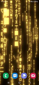 3D Matrix Rain Live Wallpaper screenshot 1