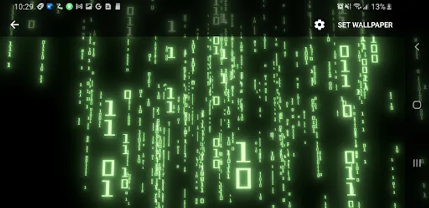 3D Matrix Rain Live Wallpaper screenshot 16