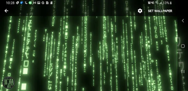 3D Matrix Rain Live Wallpaper screenshot 21