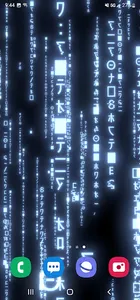 3D Matrix Rain Live Wallpaper screenshot 4
