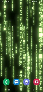 3D Matrix Rain Live Wallpaper screenshot 7