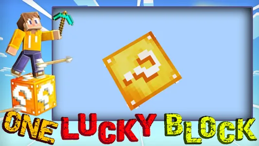 One lucky block survival mod screenshot 1
