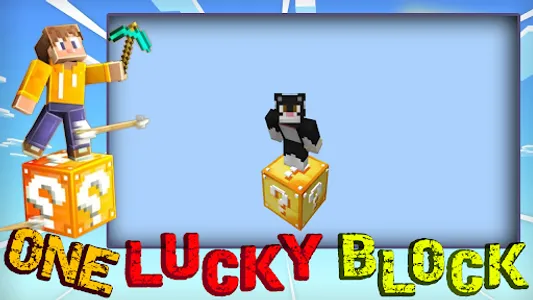 One lucky block survival mod screenshot 2