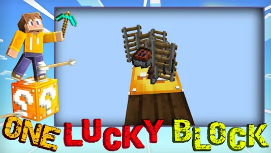 One lucky block survival mod screenshot 3
