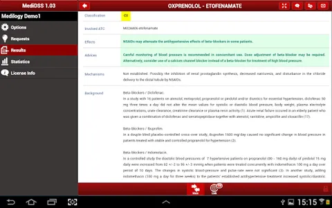 MediDSS screenshot 4