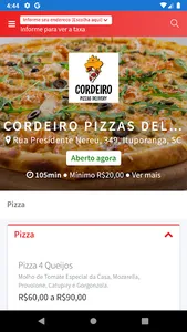 Cordeiro Pizzas Delivery screenshot 0