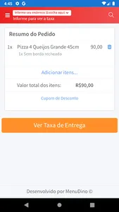 Cordeiro Pizzas Delivery screenshot 2