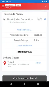 Cordeiro Pizzas Delivery screenshot 5