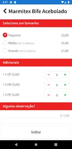 Marmitex Macedo screenshot 1