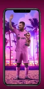 Messi Inter Miami HD Wallpaper screenshot 2