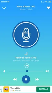 Radio el rocio 1370 del ecuadr screenshot 0