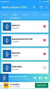 Radio el rocio 1370 del ecuadr screenshot 1