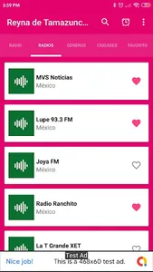 radio reyna de tamazunchale MX screenshot 2