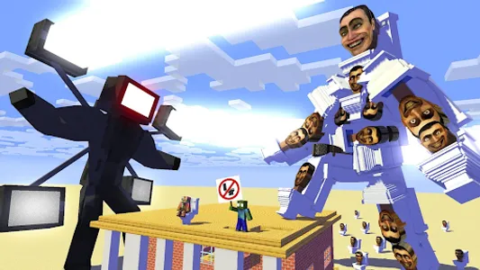 Skibidi Toilet War Minecraft screenshot 0