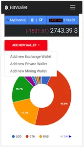 BitWallets - follow your crypt screenshot 1