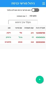 מערכת מורשי כניסה screenshot 2