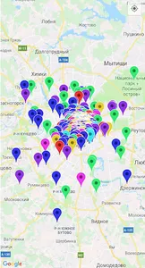 Карта интересных мест Москвы screenshot 2