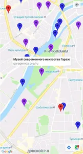Карта интересных мест Москвы screenshot 4