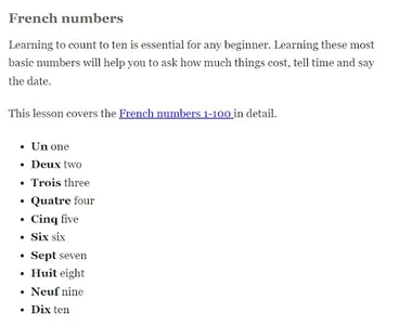 100 basic words in french screenshot 2