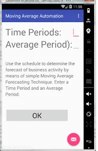 Moving Average Forecast Auto screenshot 0