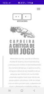 Capoeira Critica de um jogo screenshot 1