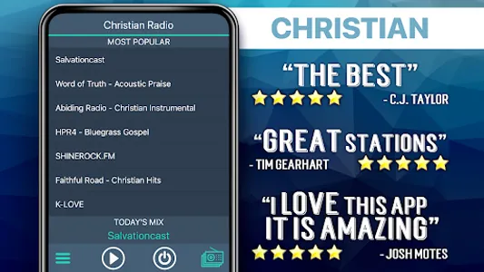 Christian Radio Favorites screenshot 1