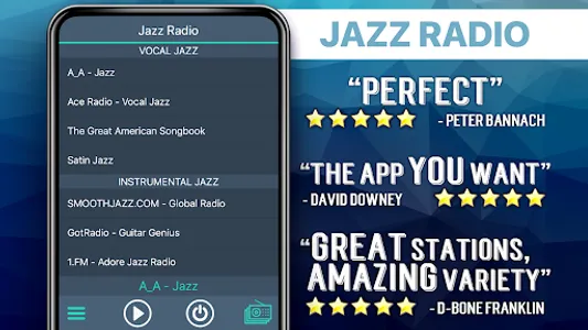 Jazz Radio Favorites screenshot 1