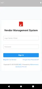 VMS screenshot 1
