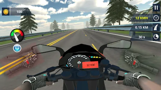 3D simulation motorcycle screenshot 4