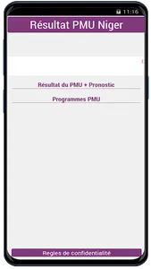 Résultats PMU Lonani du Niger screenshot 0