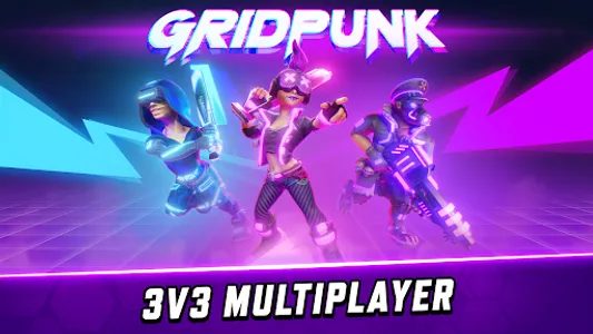 Gridpunk Battle Royale 3v3 PvP screenshot 6