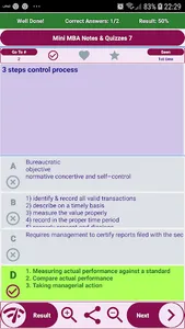 MINI MBA Exam Review Concepts  screenshot 2