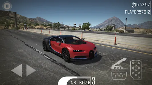 Chiron Supercar City Drift 3D screenshot 3