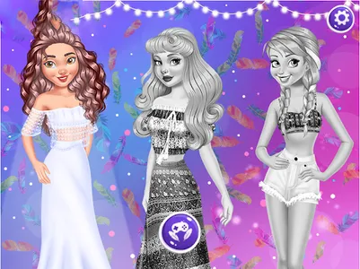 ازياء بنات - تجميل الاميرات screenshot 0