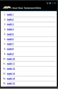 Nuer New Testament Bible screenshot 2